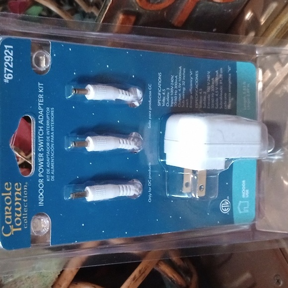 Carole Towne Collection Power Switch Adapter Kit, New in Sealed Box - Picture 2 of 4